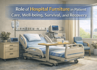 A Role of Hospital Furniture in Patient Care, Well-being, Survival, and Recovery