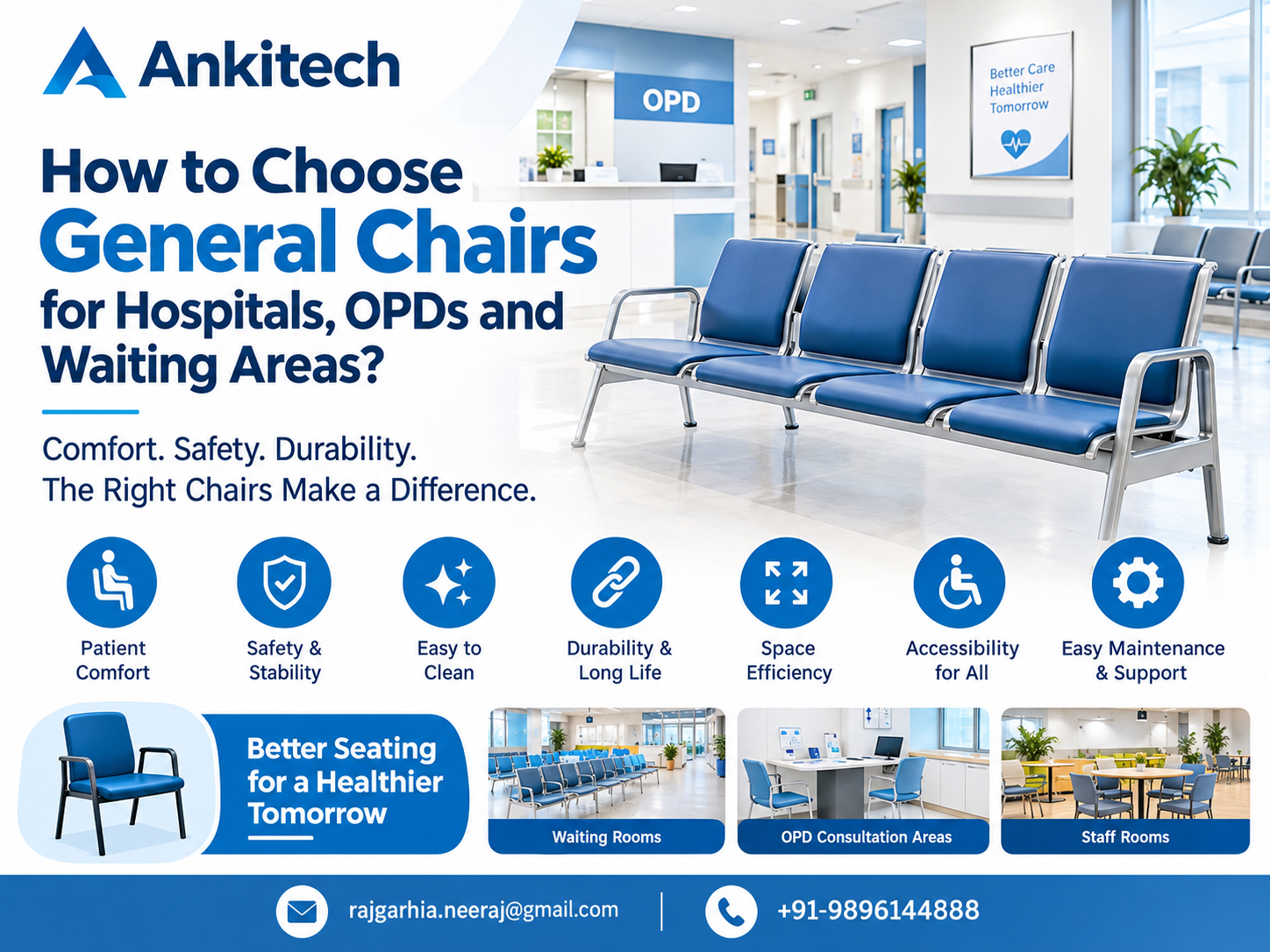 General chairs for hospitals